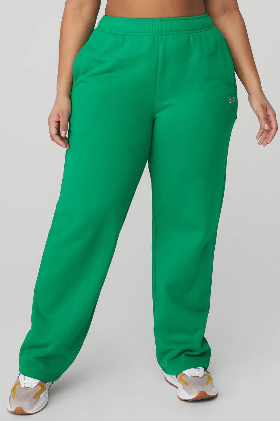 Accolade Straight Leg Sweatpant - Green Emerald