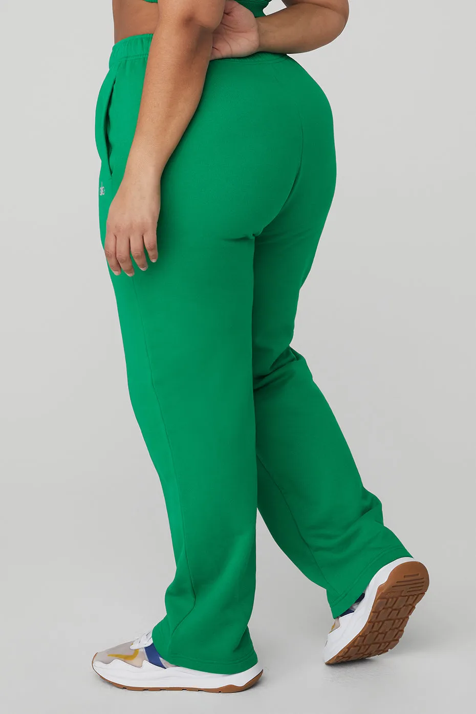 Accolade Straight Leg Sweatpant - Green Emerald