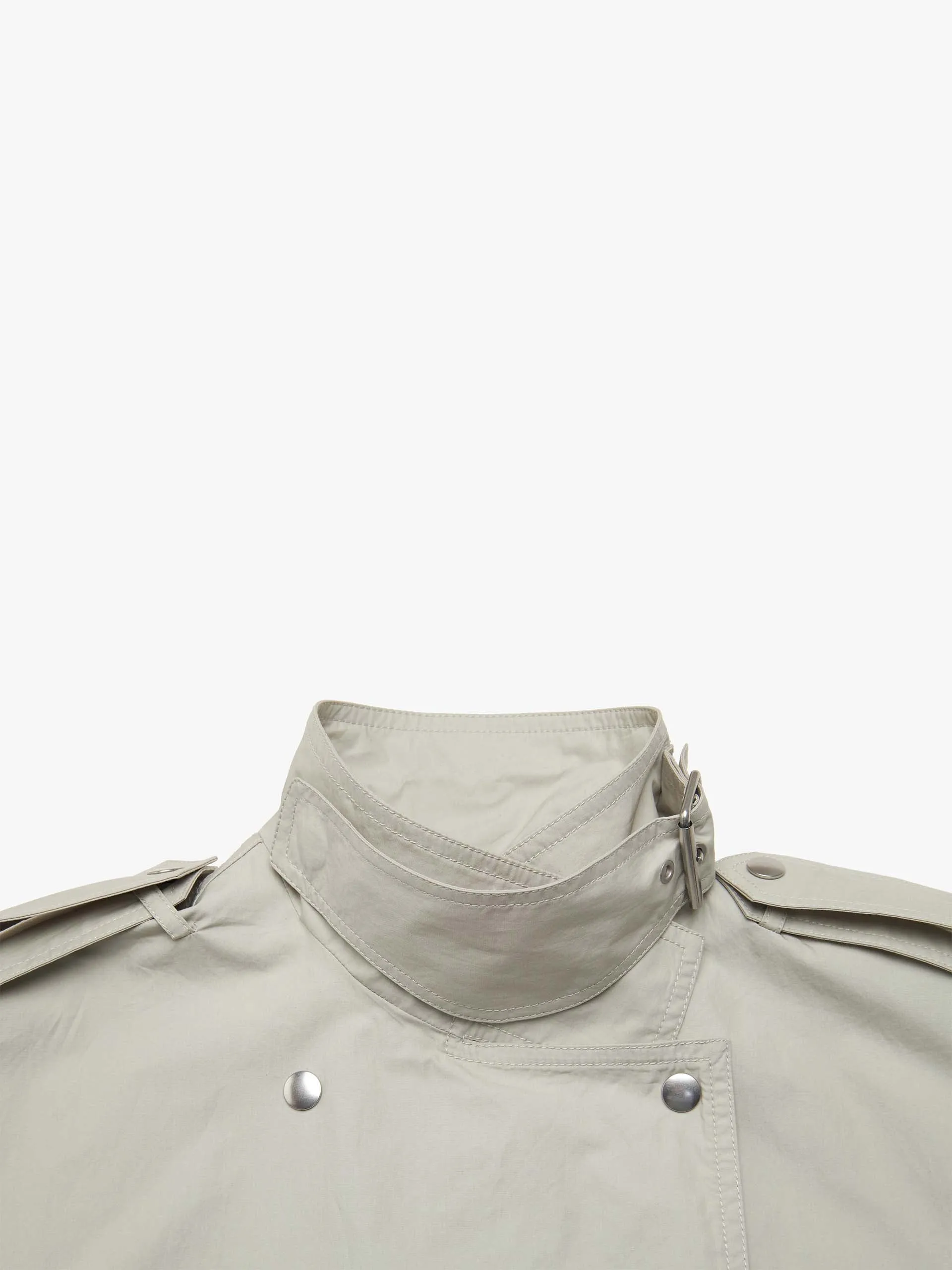 Back Slit Trench Coat