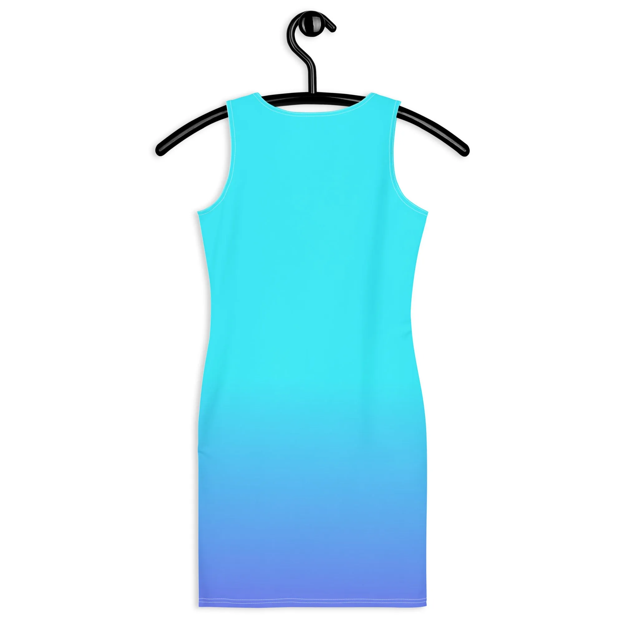 Bahama Blue Ombre Bodycon Dress