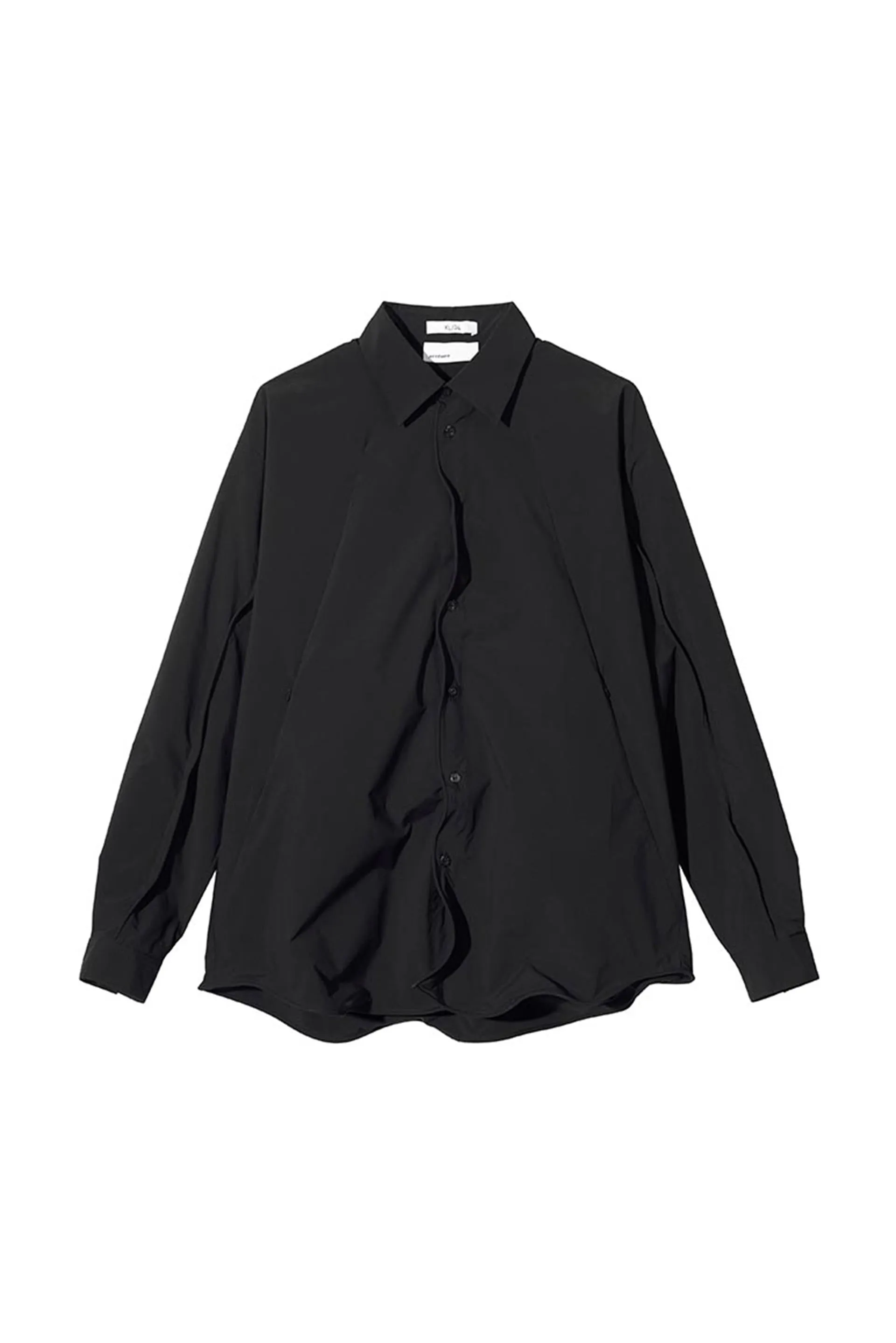 Black Ruffled Shirt