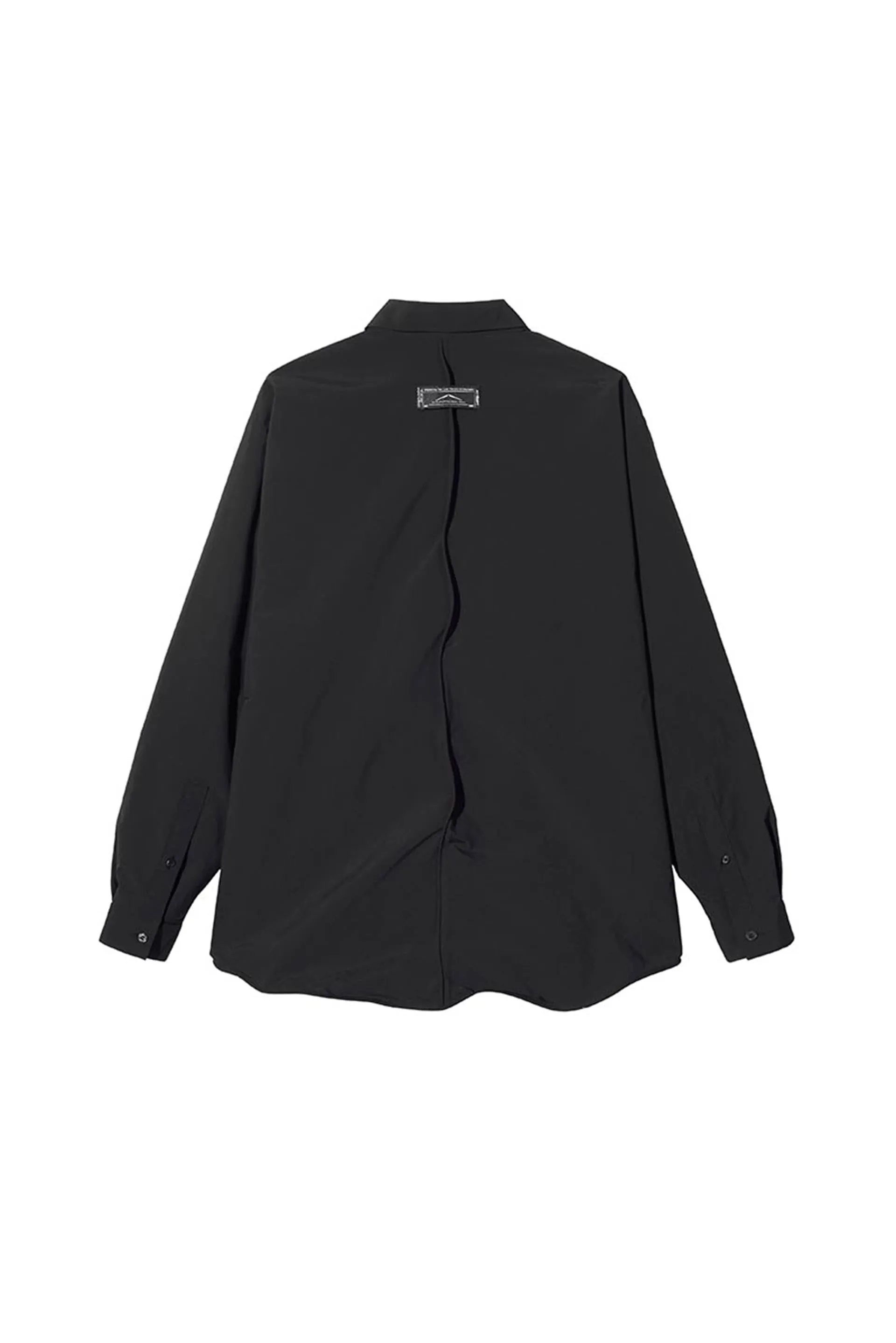 Black Ruffled Shirt