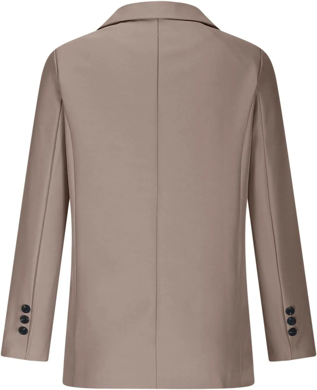 Blazers for Women Business Casual Long Sleeve Lapel Open Front Button Work Office Blazer Jackets with Pockets 2024