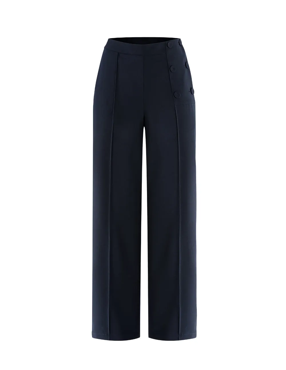 BORA AKSU straight leg suit trousers with buttons