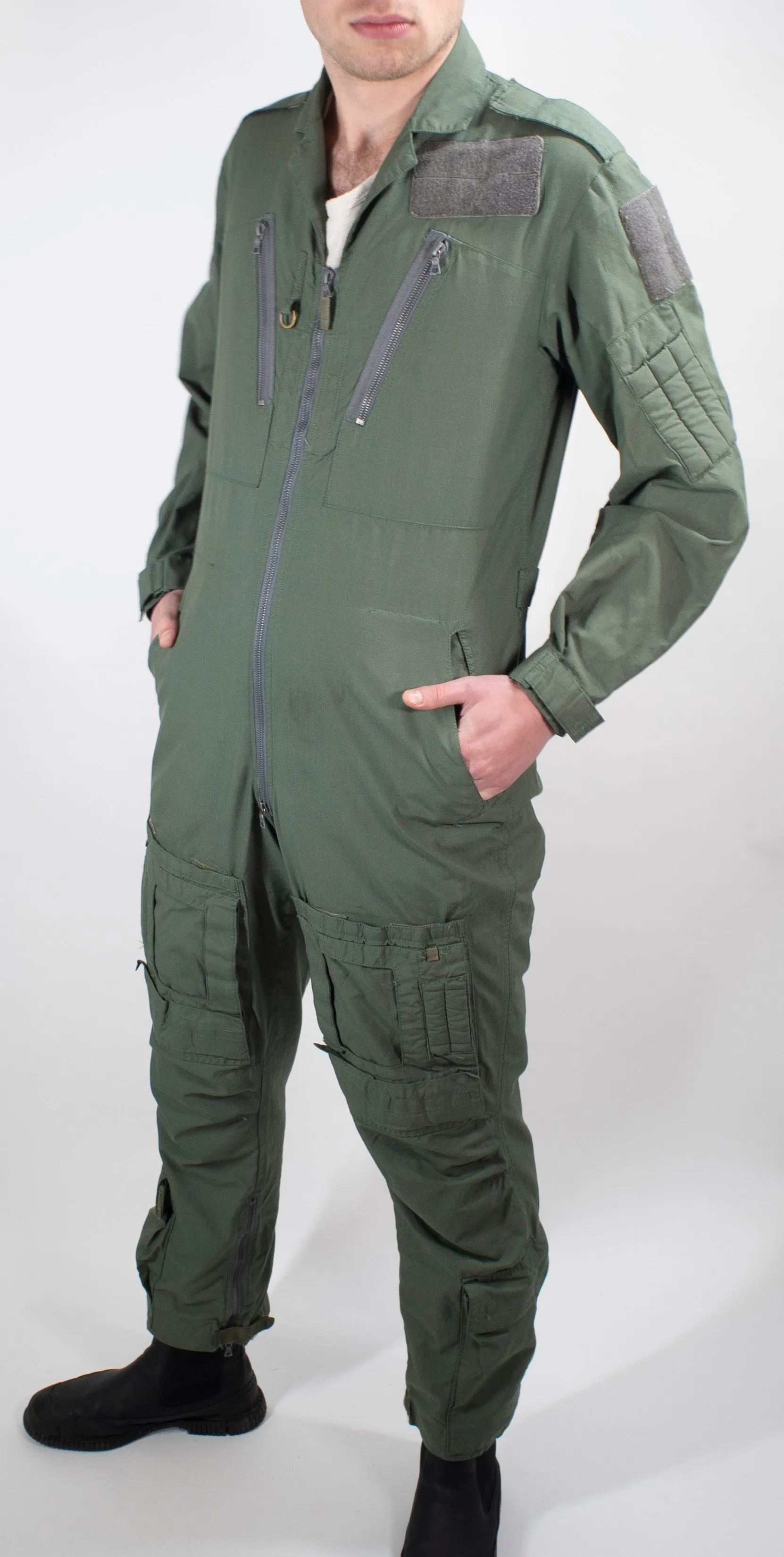 British Royal Air Force Flying Suit - Slim Fit - Sage Green - DISTRESSED RANGE