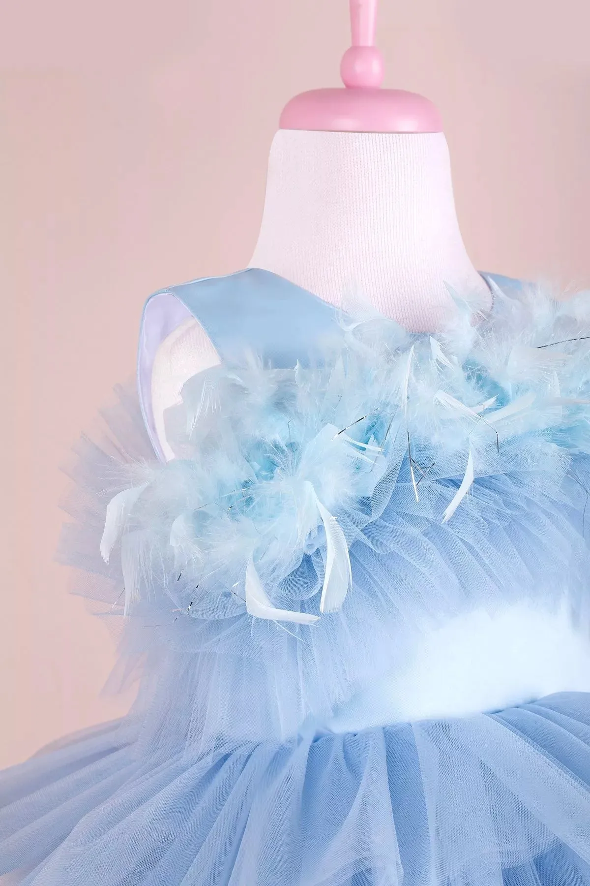 Camila Baby Blue Party Dress