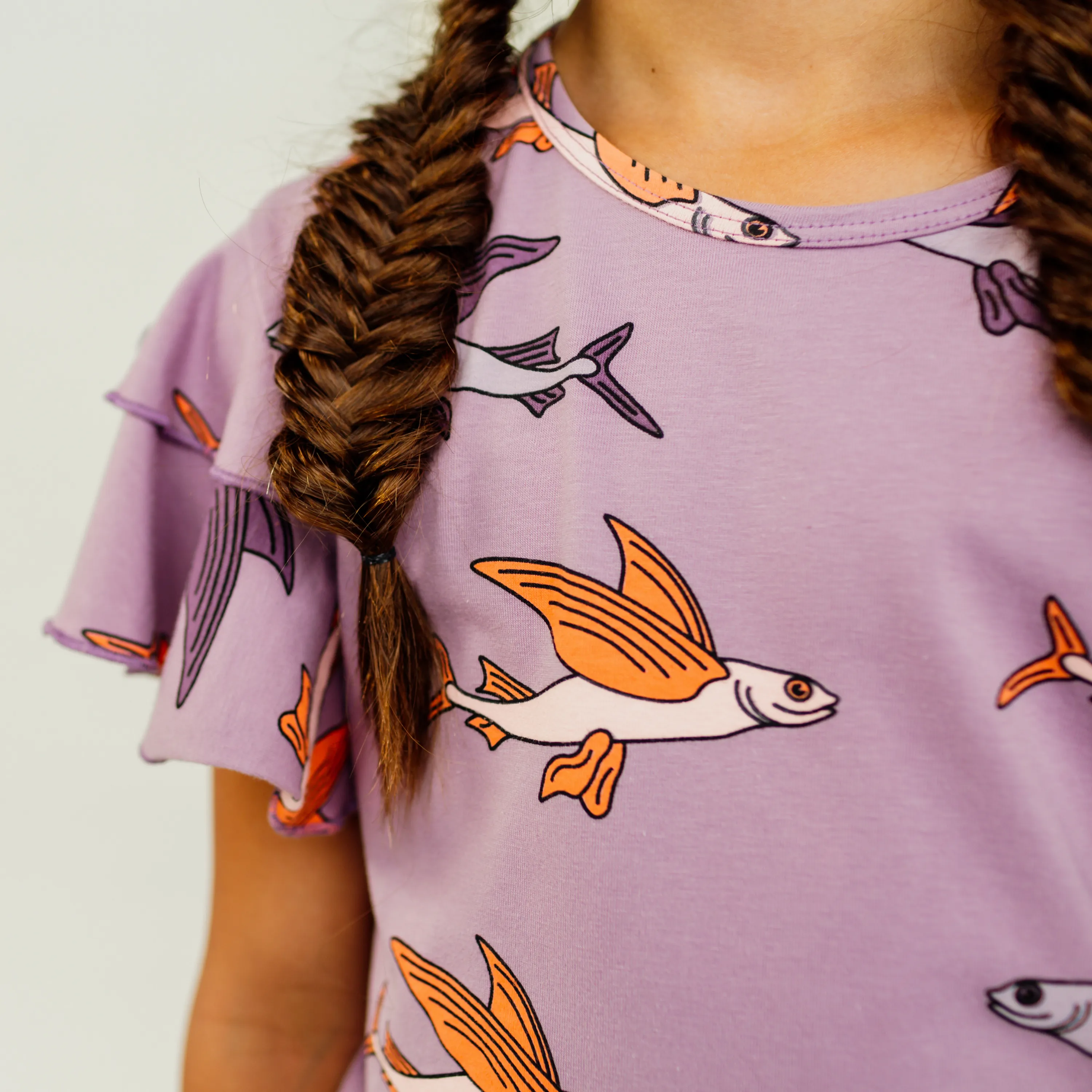 CARLIJNQ Flying fish - Ruffled shirt