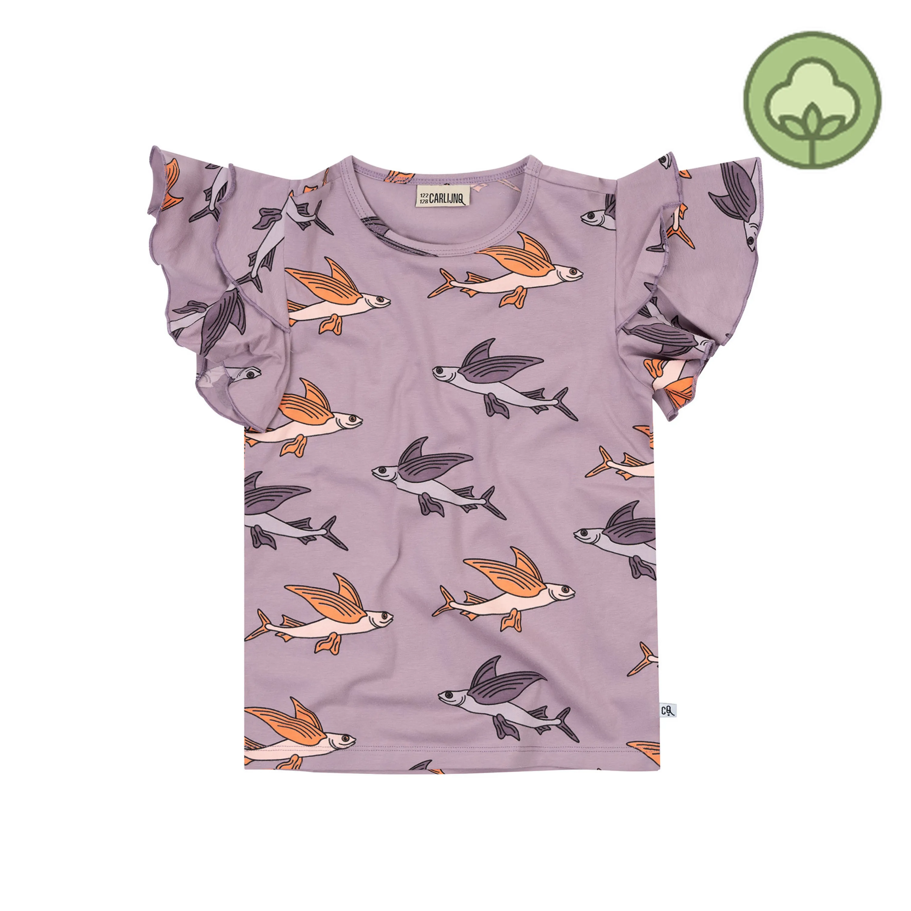 CARLIJNQ Flying fish - Ruffled shirt