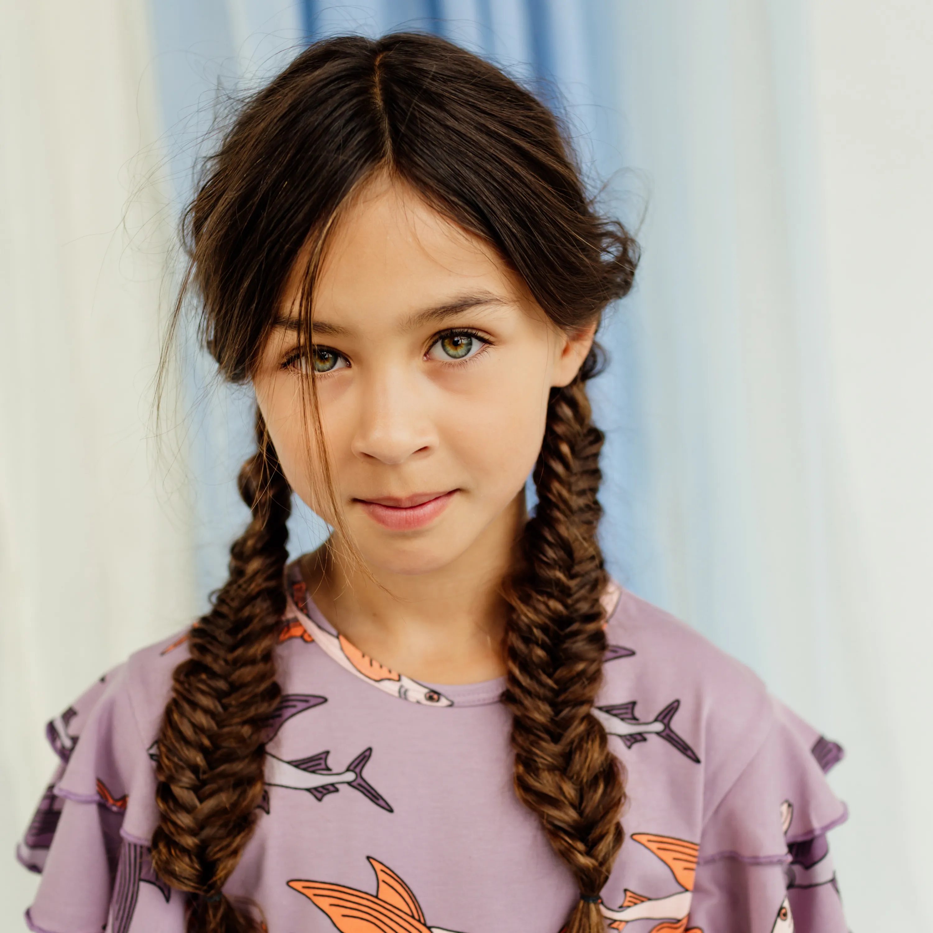 CARLIJNQ Flying fish - Ruffled shirt