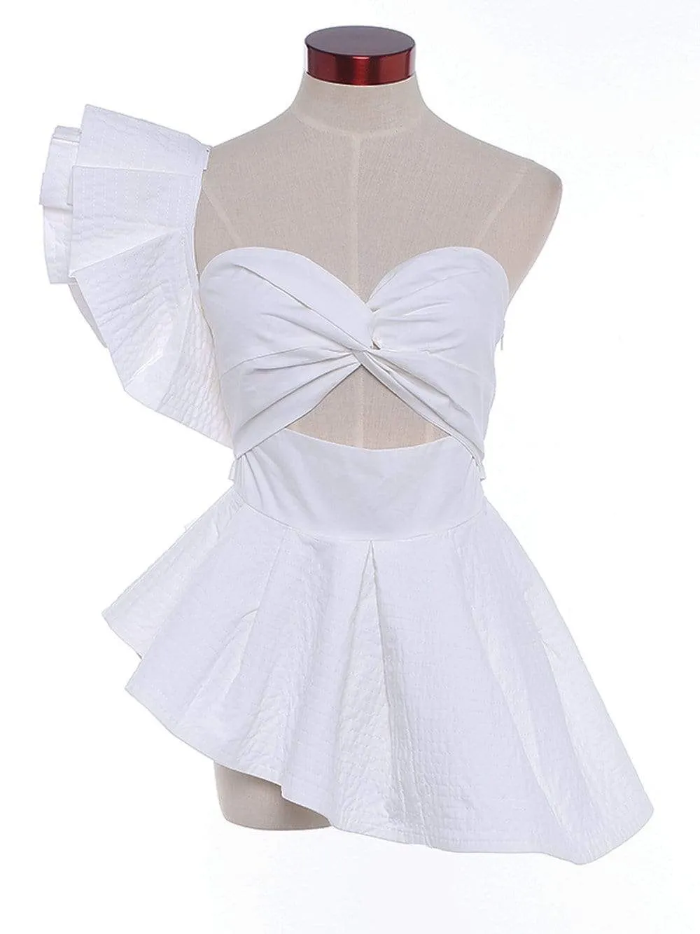 CASTILLA One-Shoulder Top