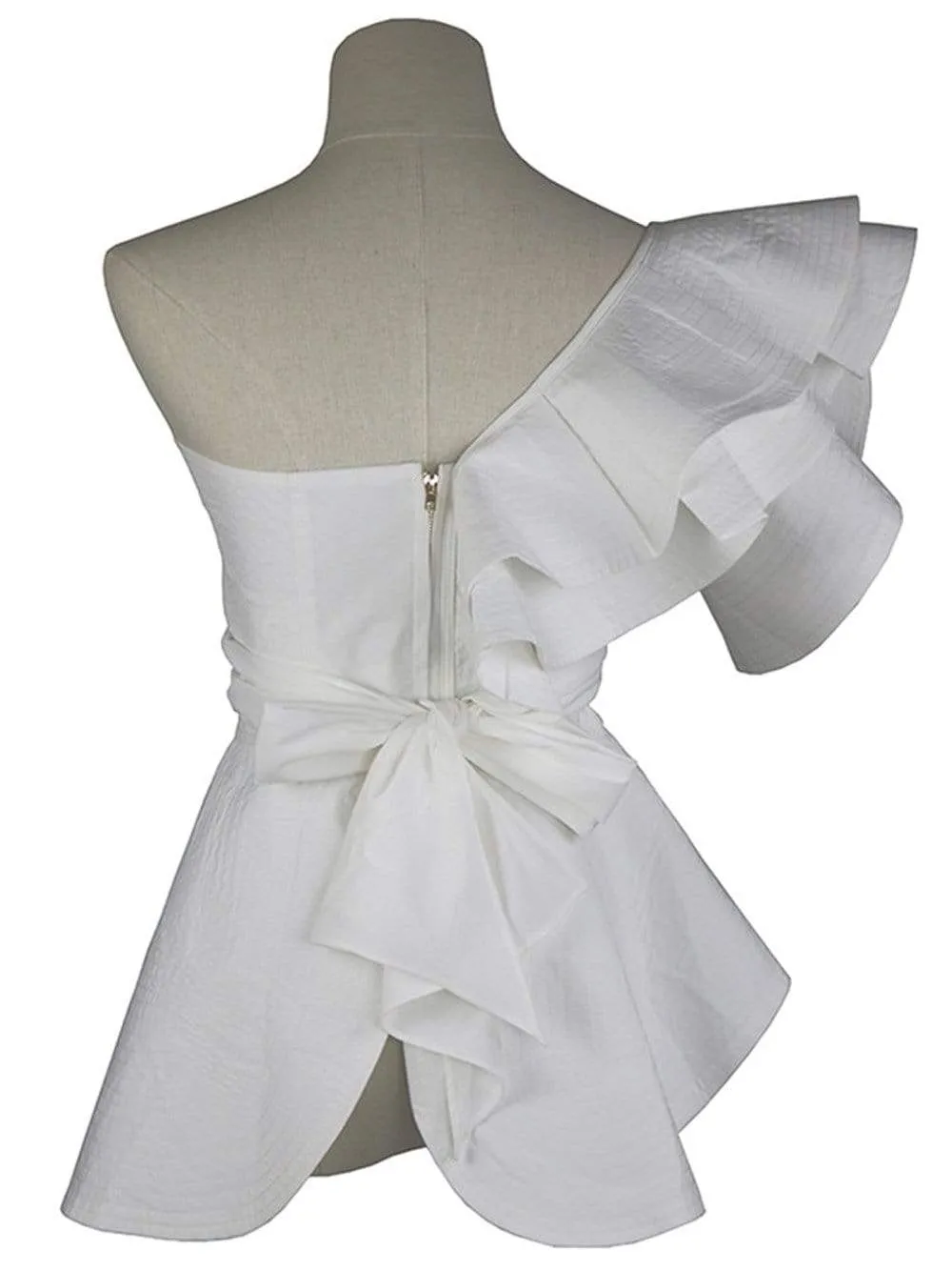 CASTILLA One-Shoulder Top