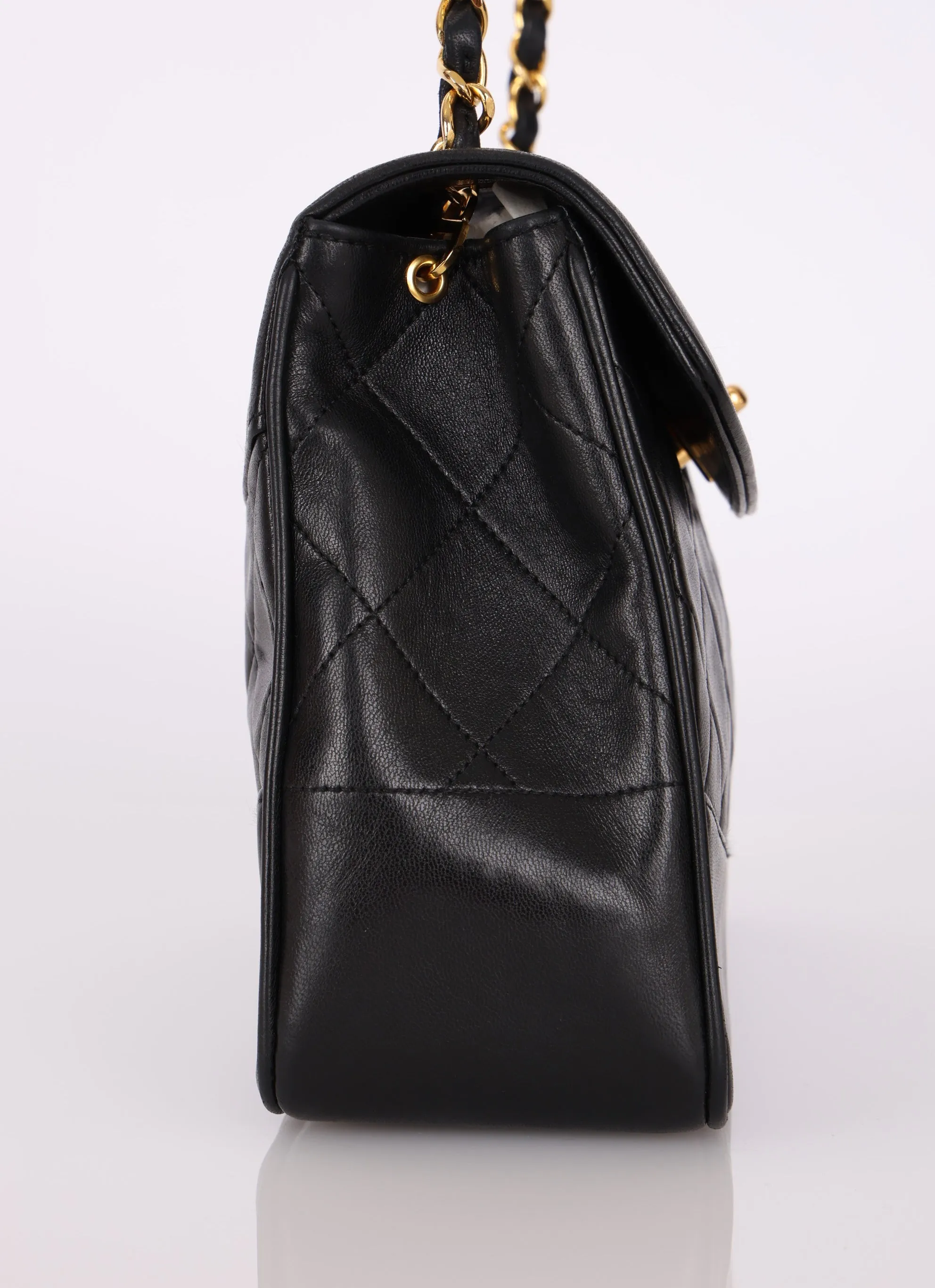 Chanel 1989 Lambskin Trapezoid Single Flap