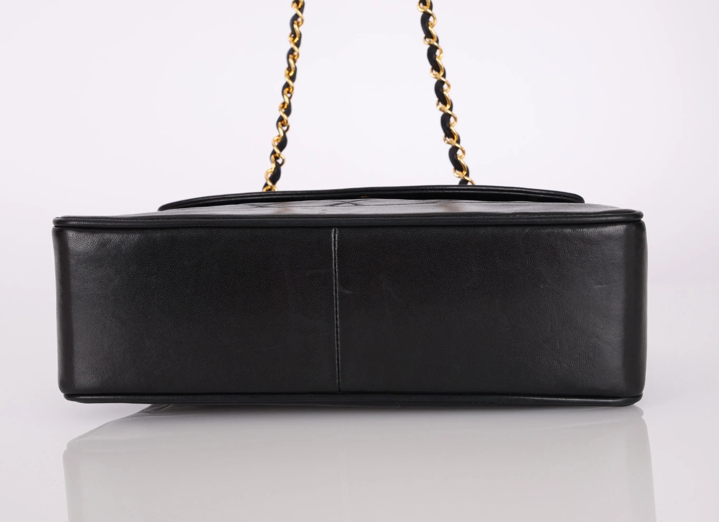 Chanel 1989 Lambskin Trapezoid Single Flap