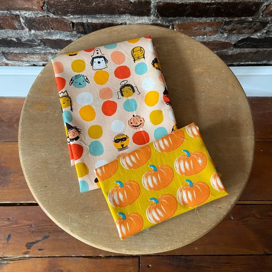 Child's Skirt Kit - Dress Up in Blush with Pumpkins Cuff