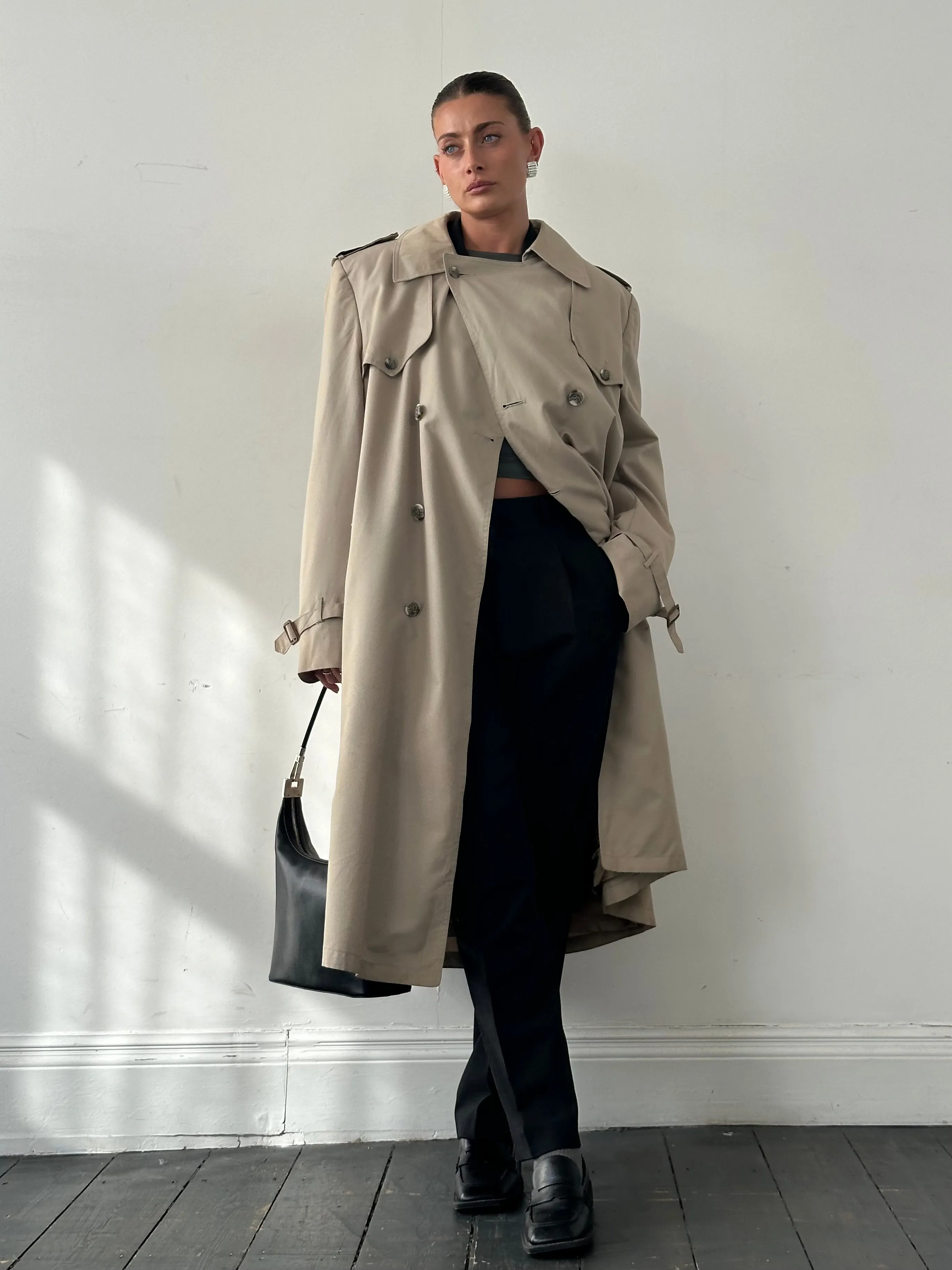 Christian Dior Double Breasted Trench Coat - XL/XXL
