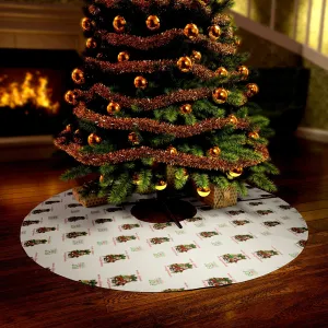 Christmas LGBTQ  Round Tree Skirt ,  Ho Ho Homo Queermas