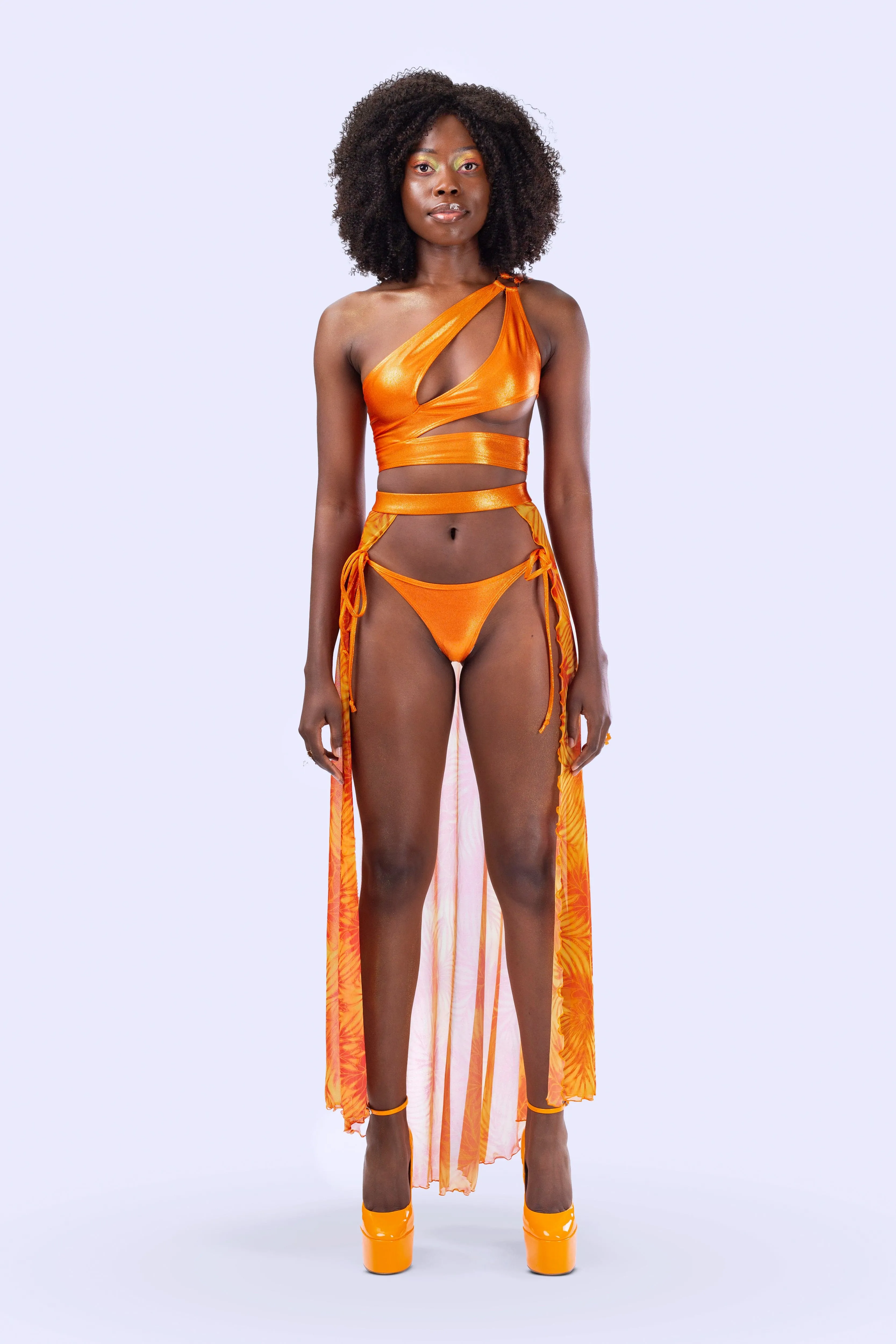 Citrine One Shoulder Top
