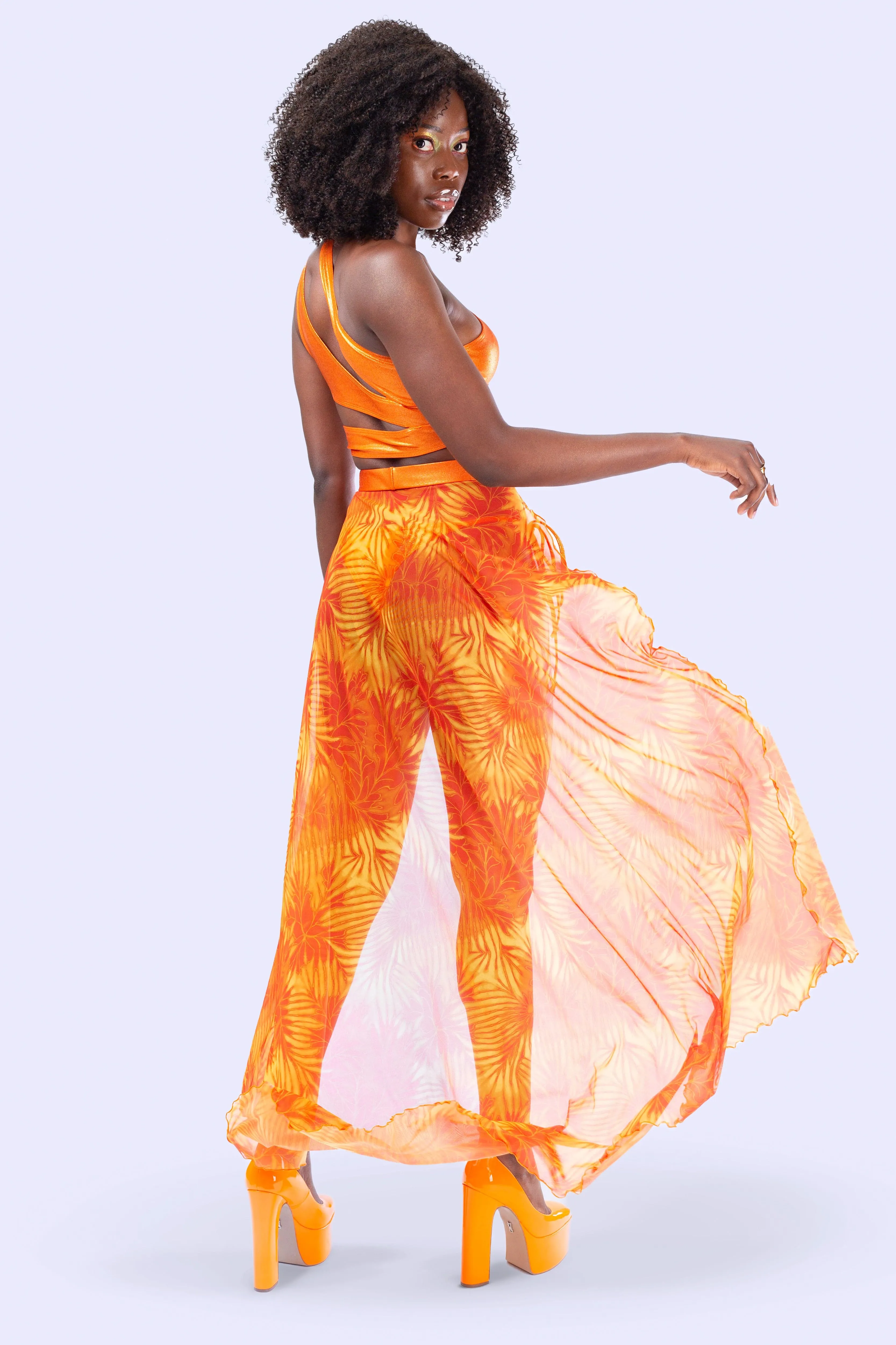 Citrine One Shoulder Top