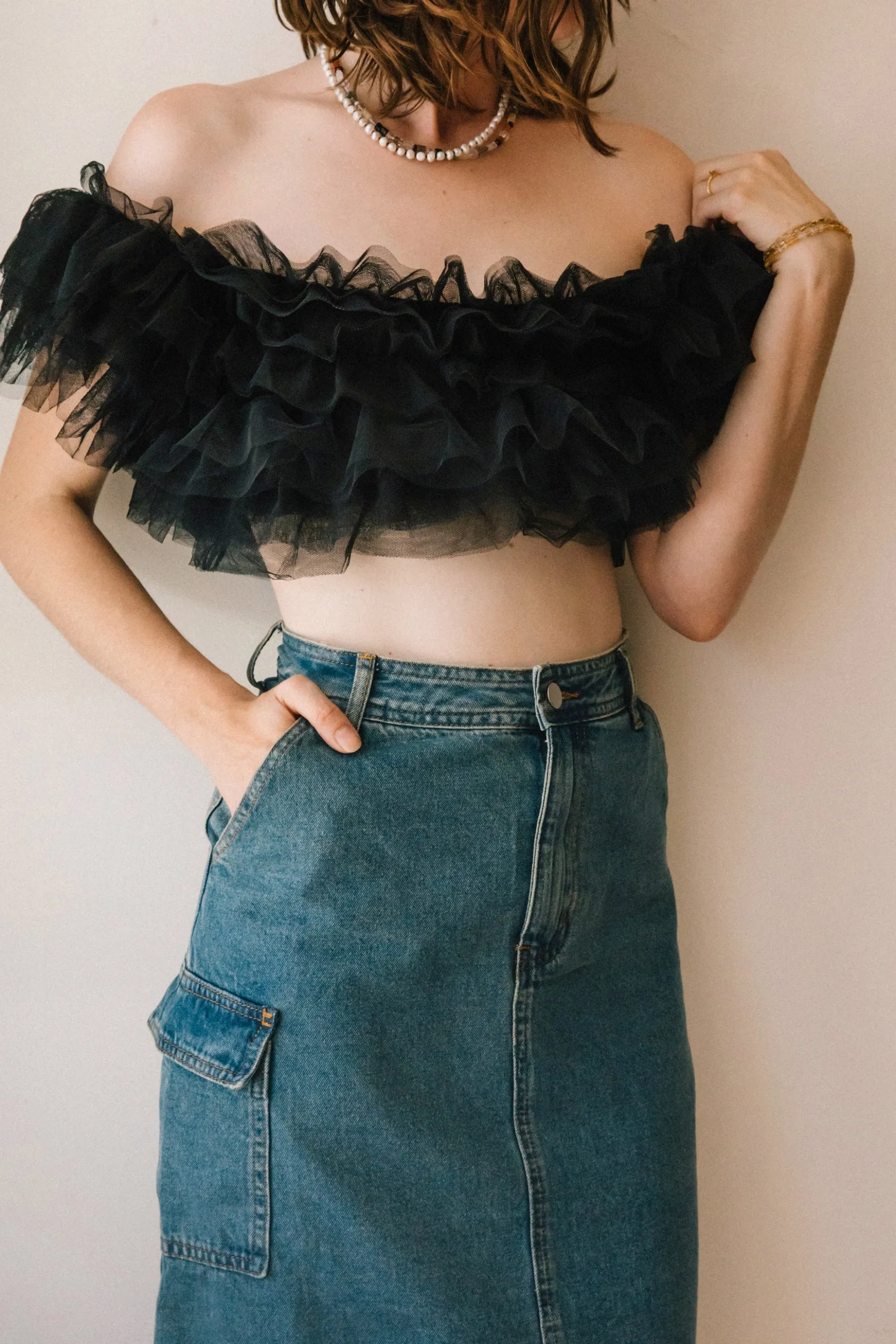 Denim Jules Skirt