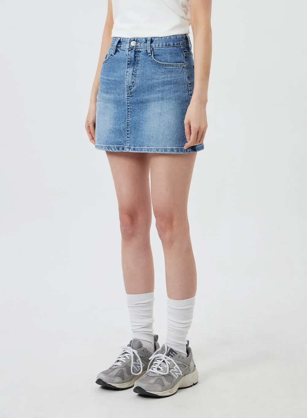 Denim Mini Skirt CF323