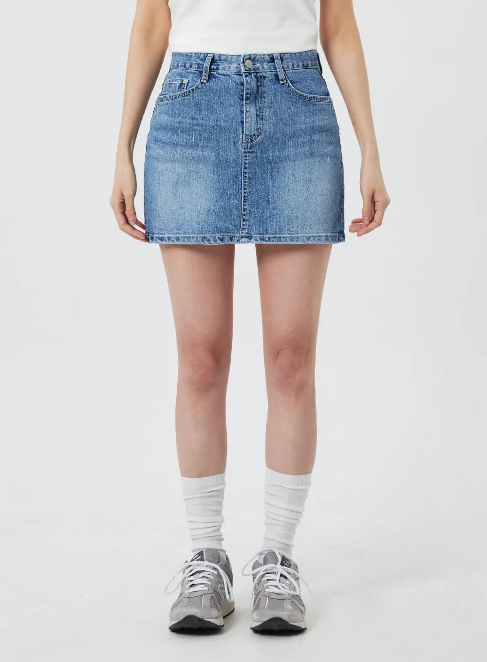 Denim Mini Skirt CF323