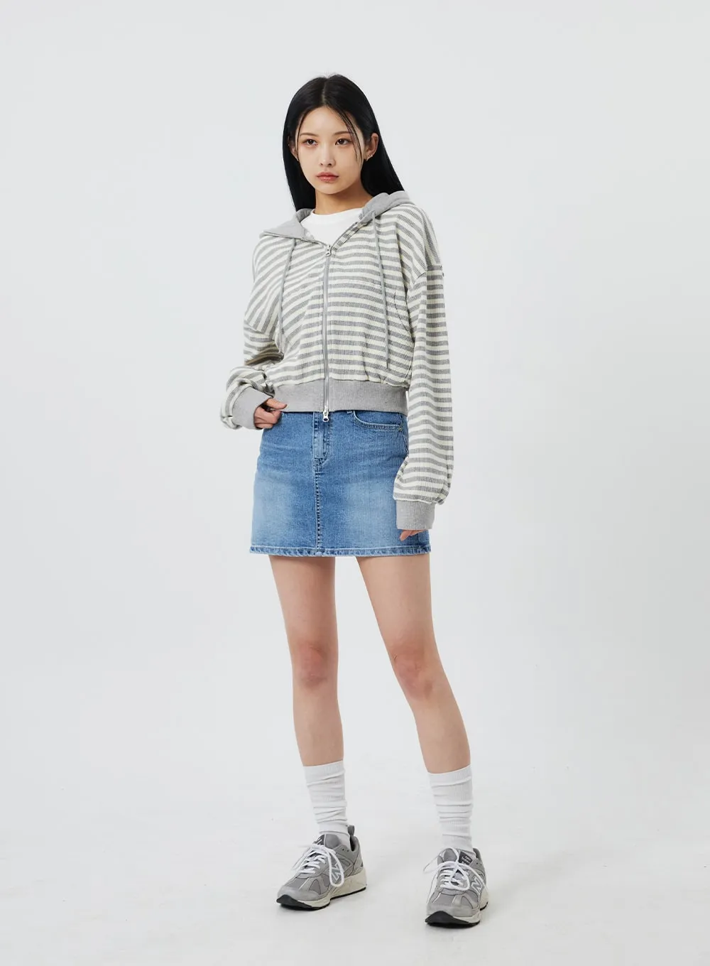 Denim Mini Skirt CF323