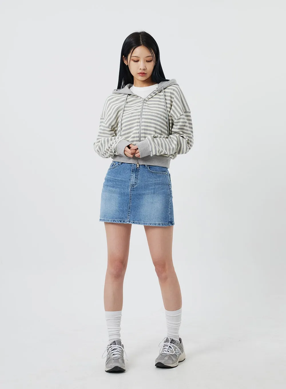 Denim Mini Skirt CF323