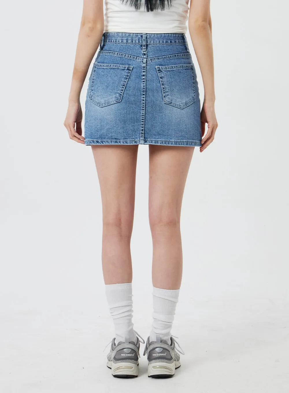 Denim Mini Skirt CF323