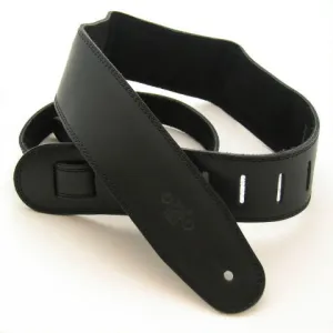 DSL 2.5 Inch Padded Suede Strap Black/Black