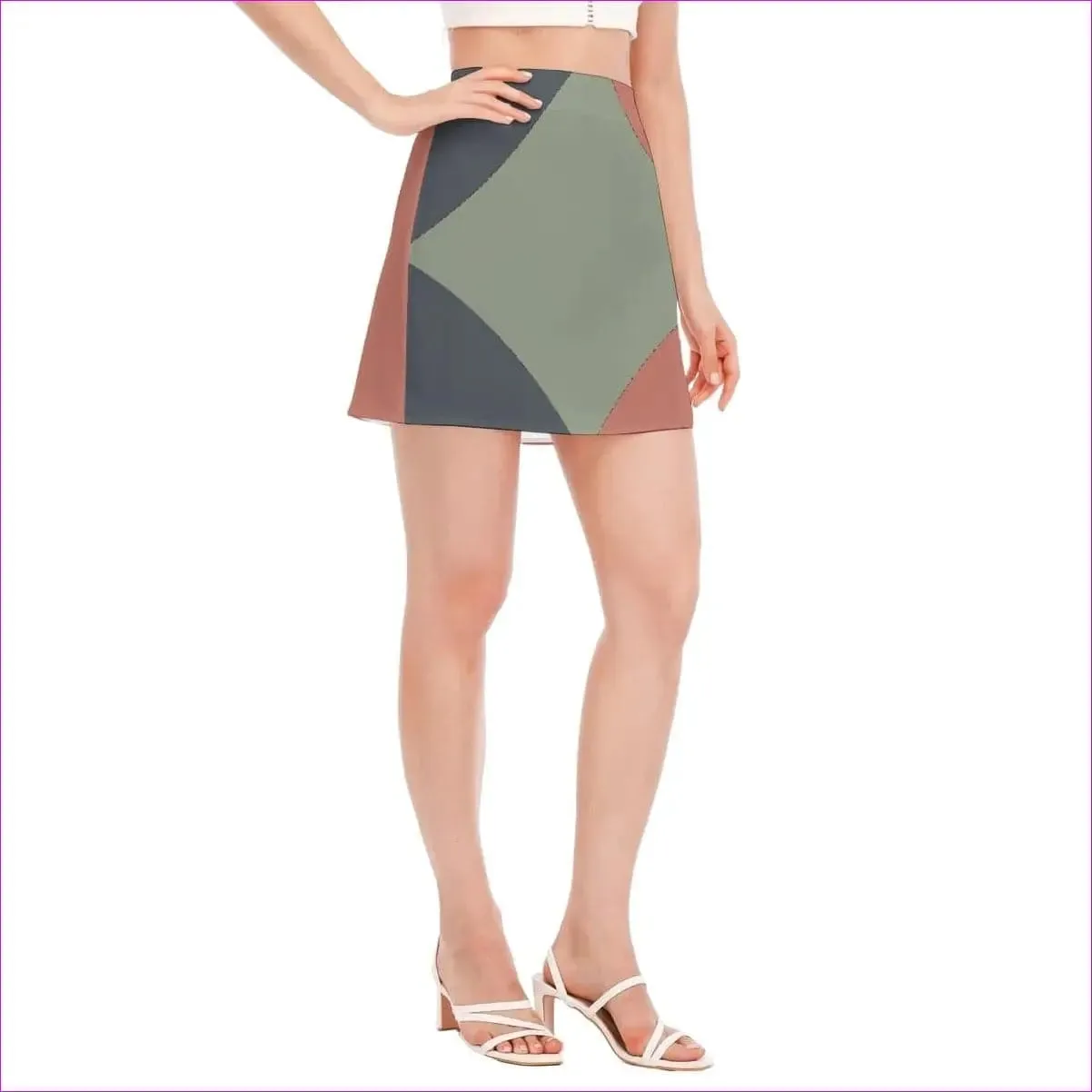 Eclectic Womens Side Split Hip Skirt