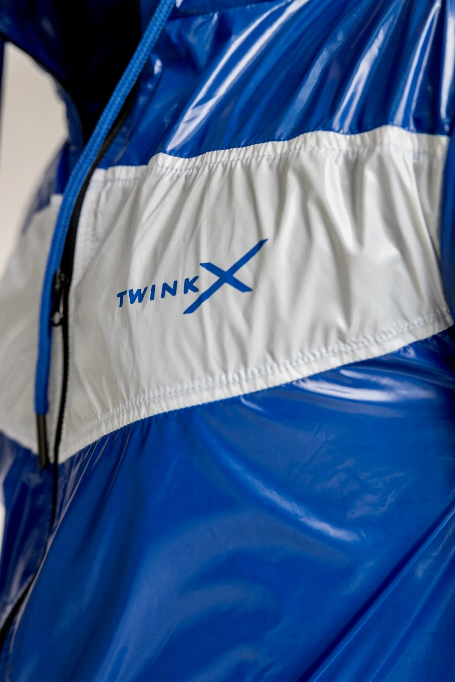 elite x day jacket I blue/white I nylon