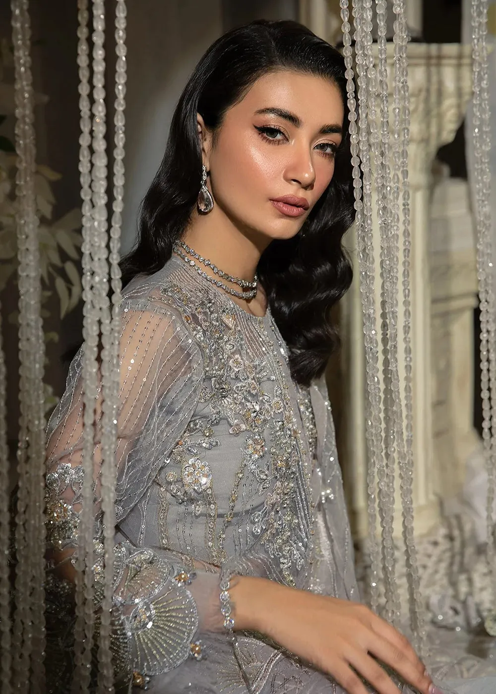 Evara Luxury Formals Collection '24 by Elaf Premium | EFE-04 DOVE