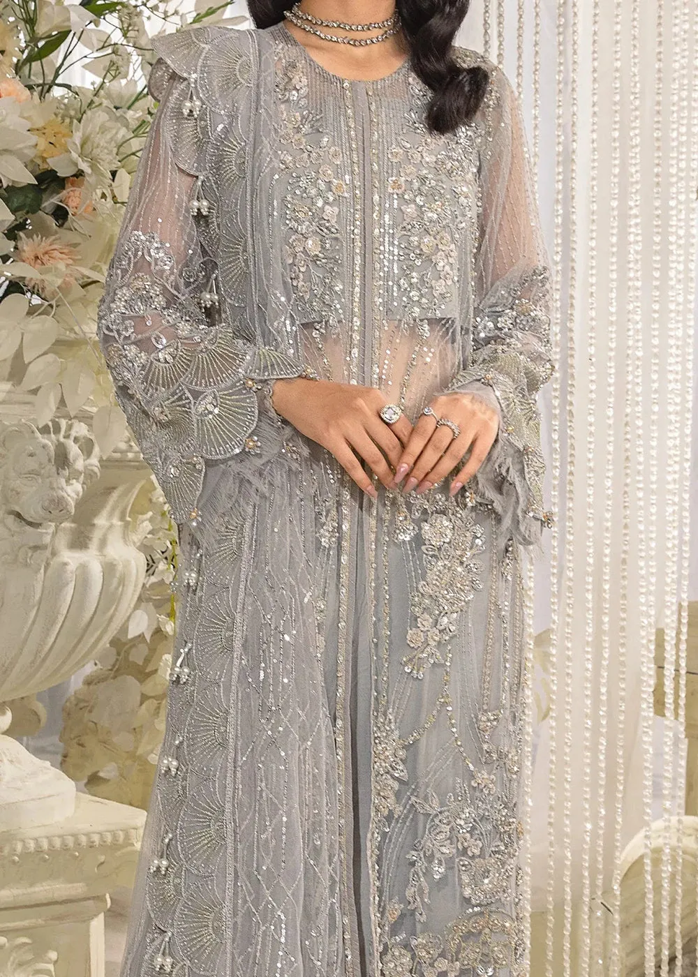 Evara Luxury Formals Collection '24 by Elaf Premium | EFE-04 DOVE