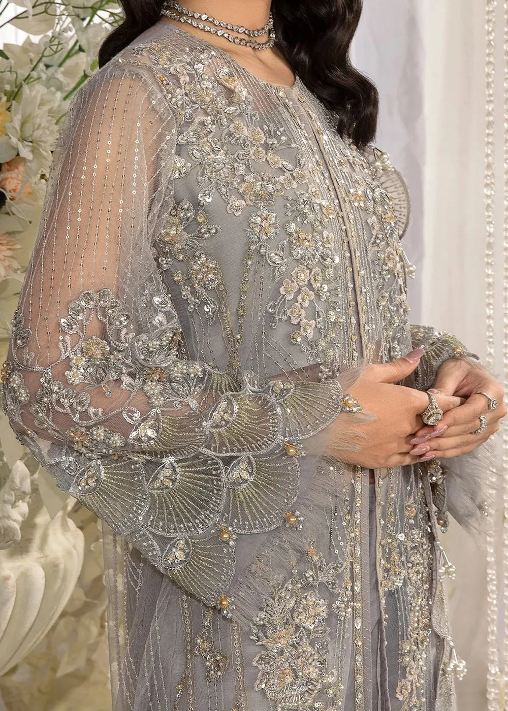 Evara Luxury Formals Collection '24 by Elaf Premium | EFE-04 DOVE