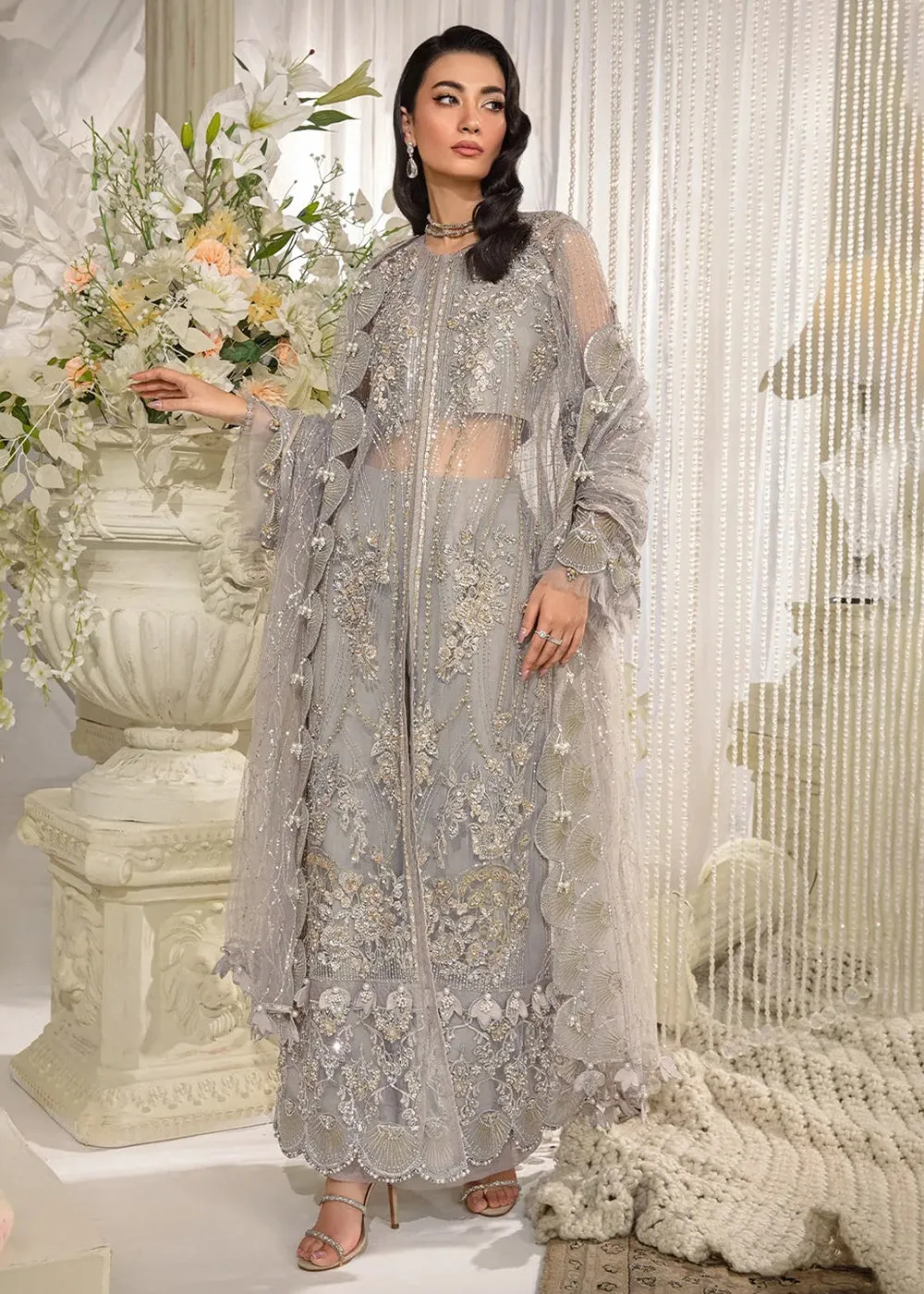 Evara Luxury Formals Collection '24 by Elaf Premium | EFE-04 DOVE