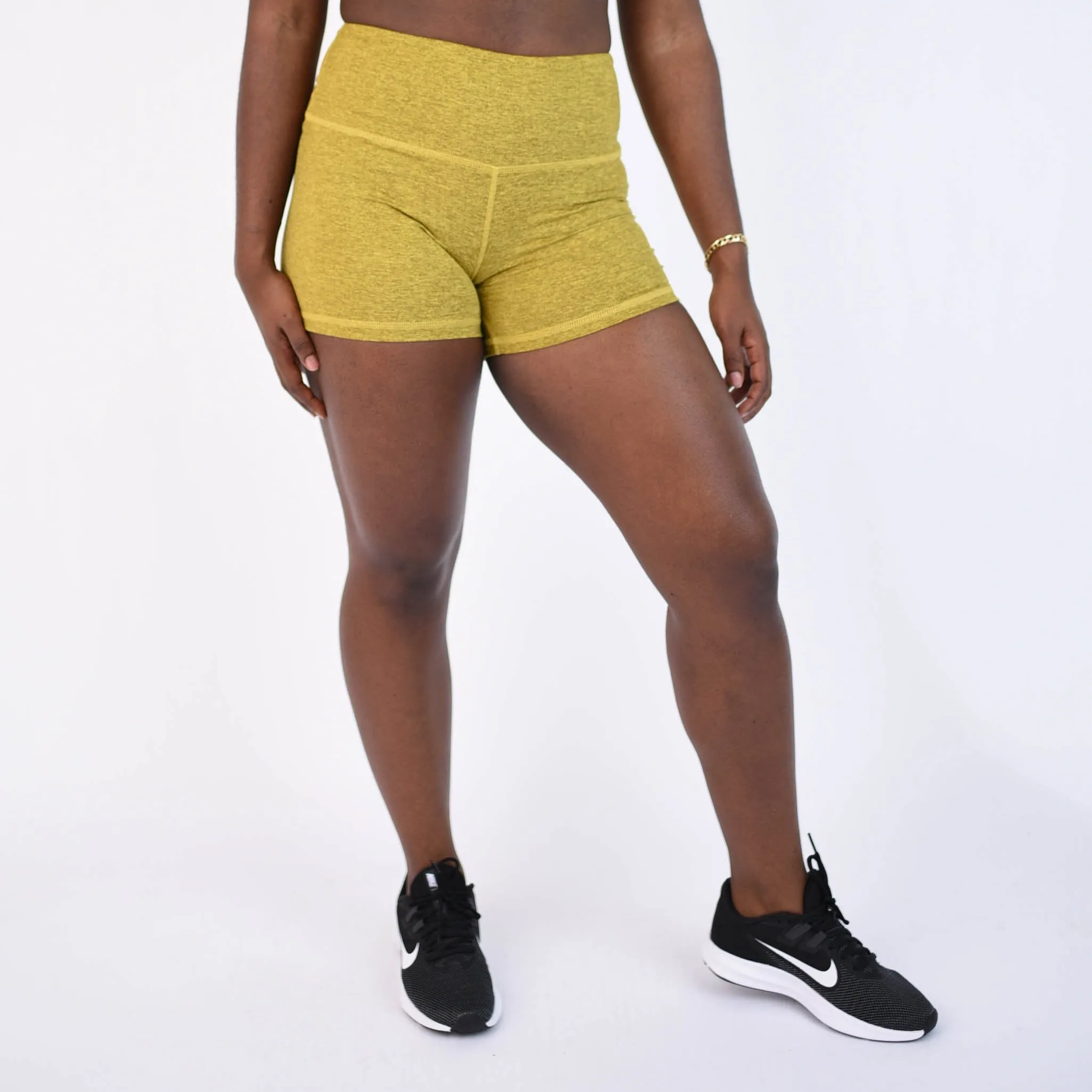 FLEO Bronze Bamboo Shorts (Power High-rise)