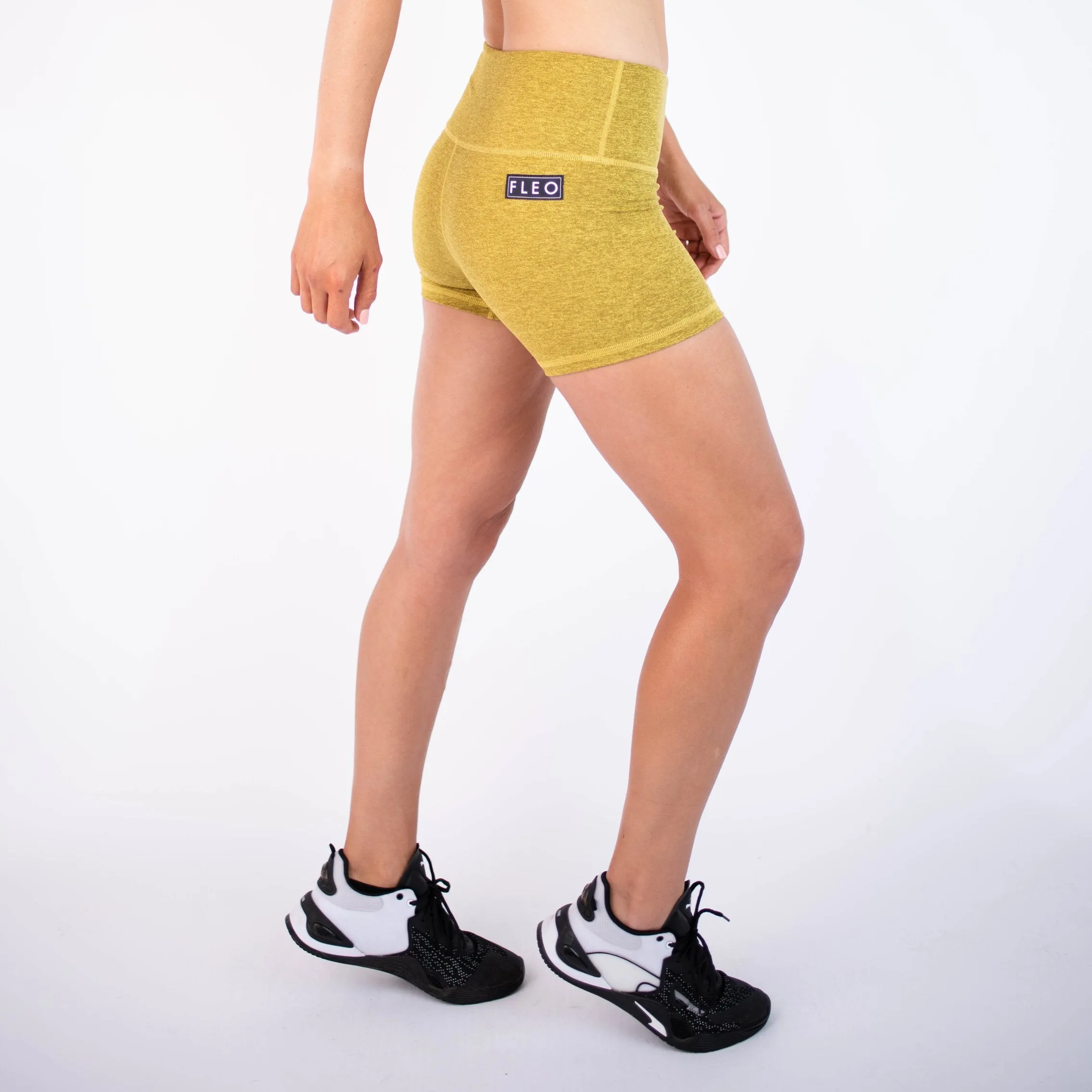 FLEO Bronze Bamboo Shorts (Power High-rise)