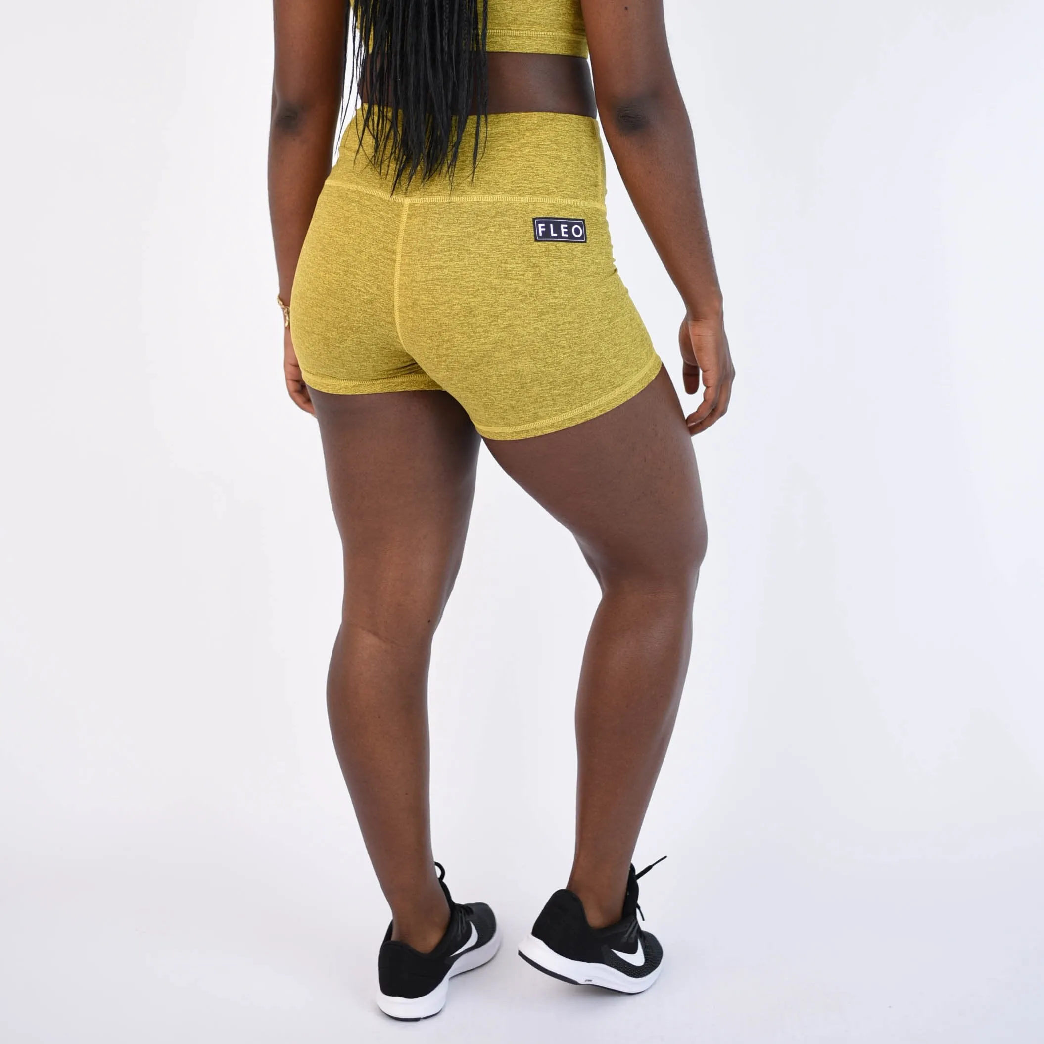 FLEO Bronze Bamboo Shorts (Power High-rise)