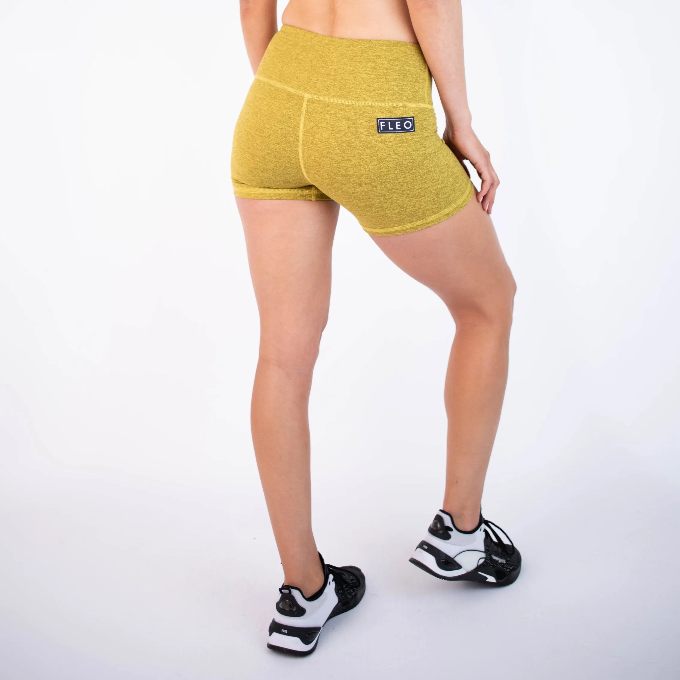 FLEO Bronze Bamboo Shorts (Power High-rise)