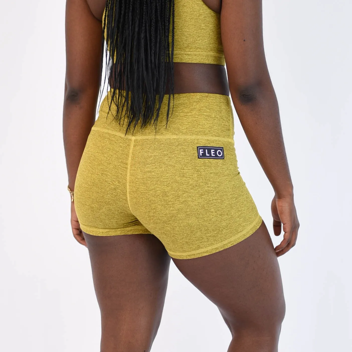 FLEO Bronze Bamboo Shorts (Power High-rise)