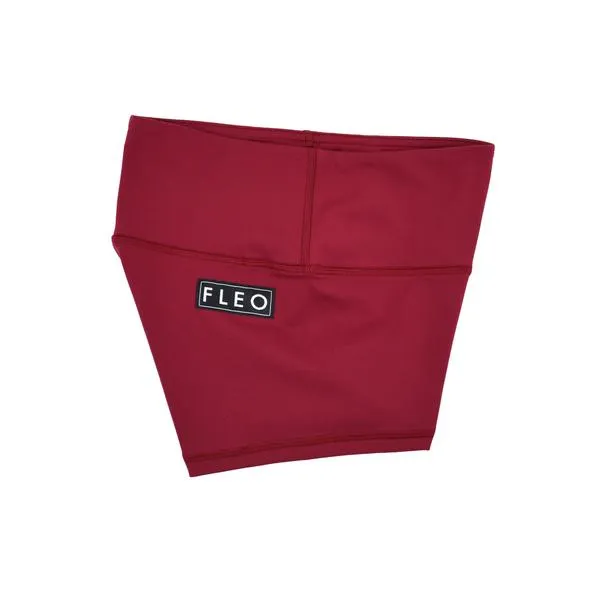 FLEO Deep Red Shorts (High-rise Original)