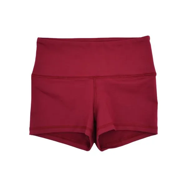 FLEO Deep Red Shorts (High-rise Original)