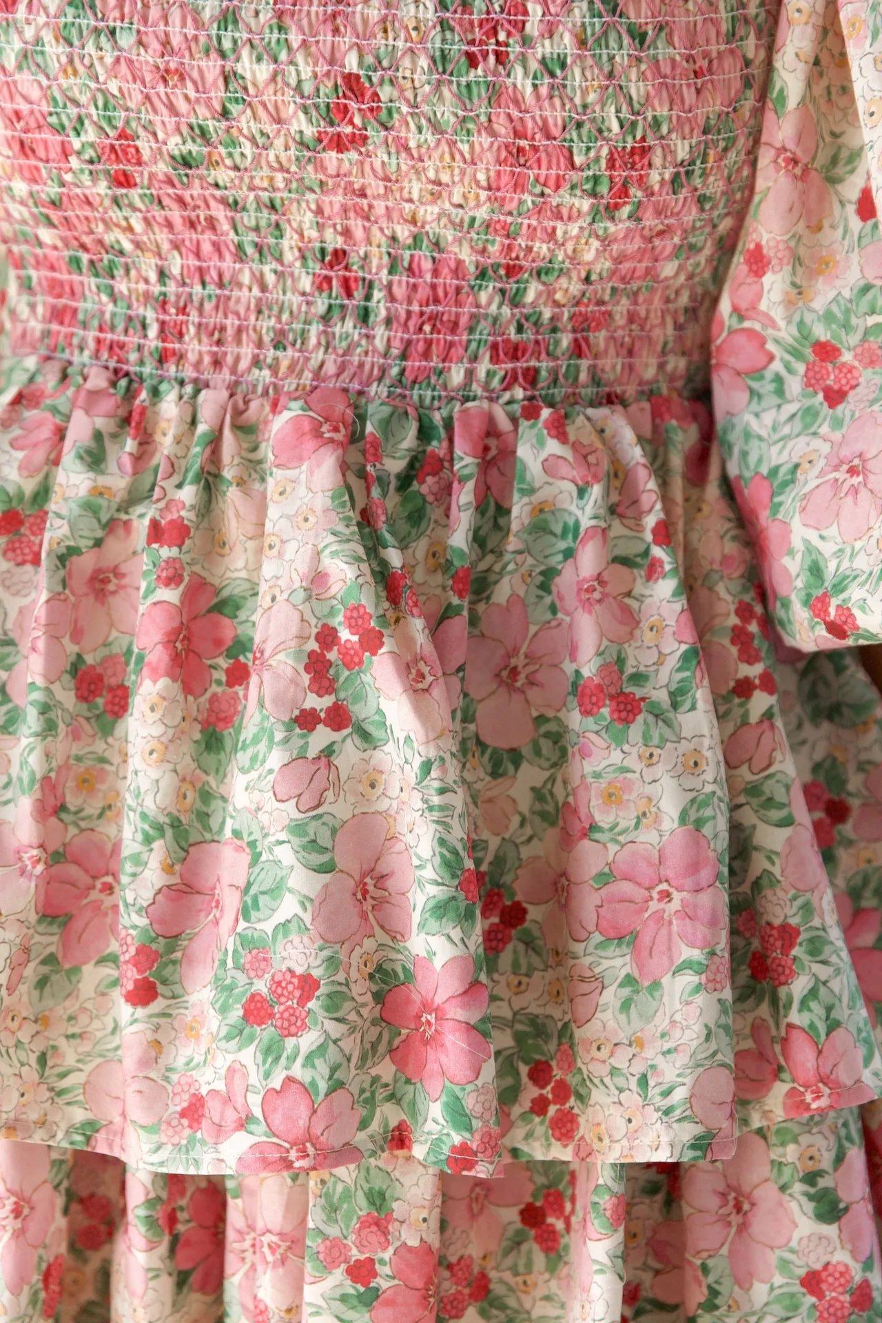 Floral Puff Sleeve Statement Dress