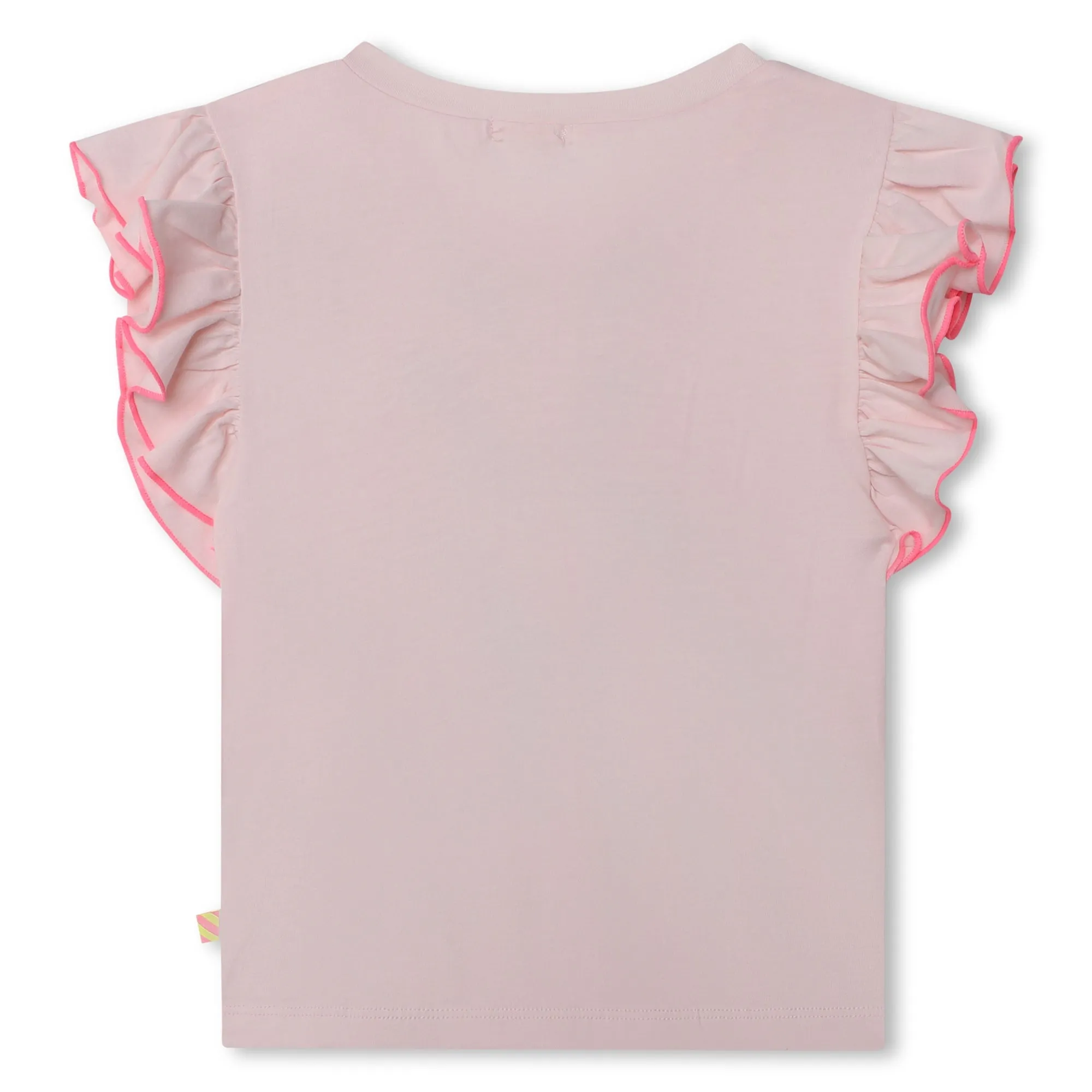 Flouncy Sleeve Flower Graphic Tee
