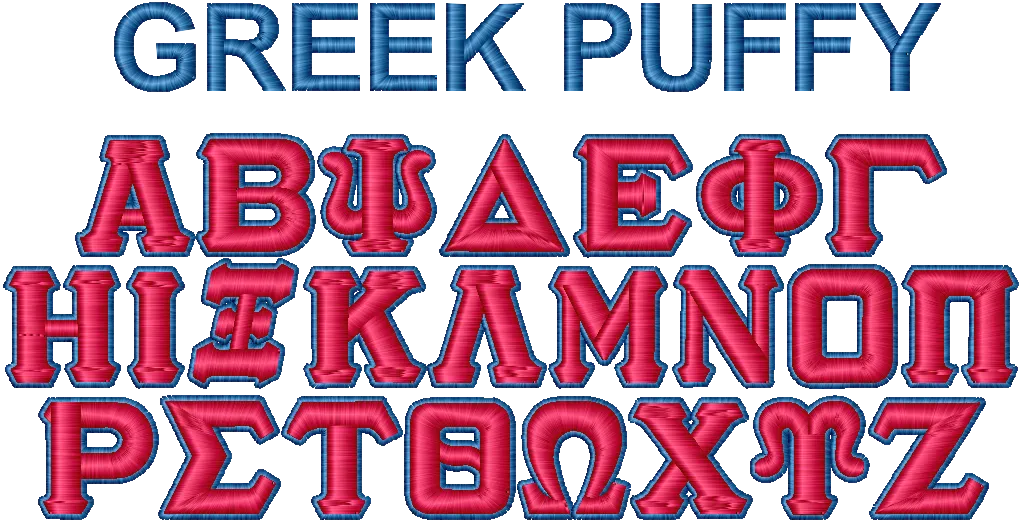 Font Collection Volume 4: Puffy Fonts™
