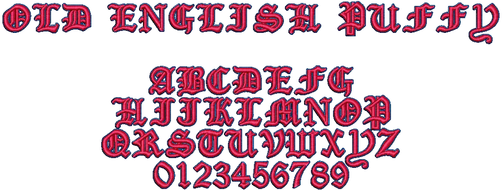 Font Collection Volume 4: Puffy Fonts™