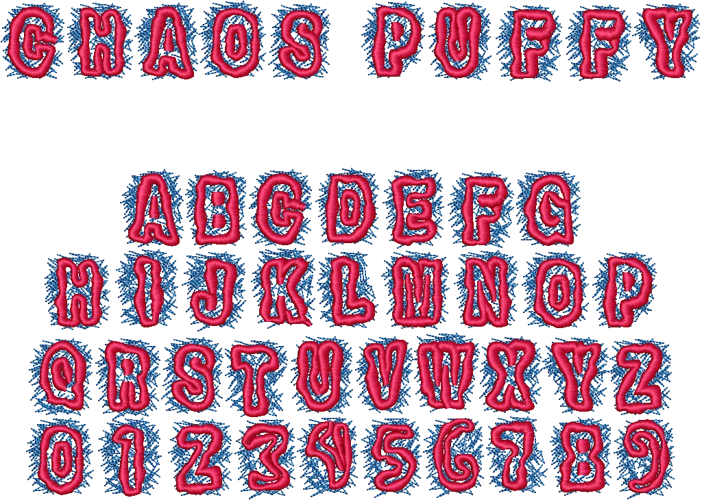Font Collection Volume 4: Puffy Fonts™