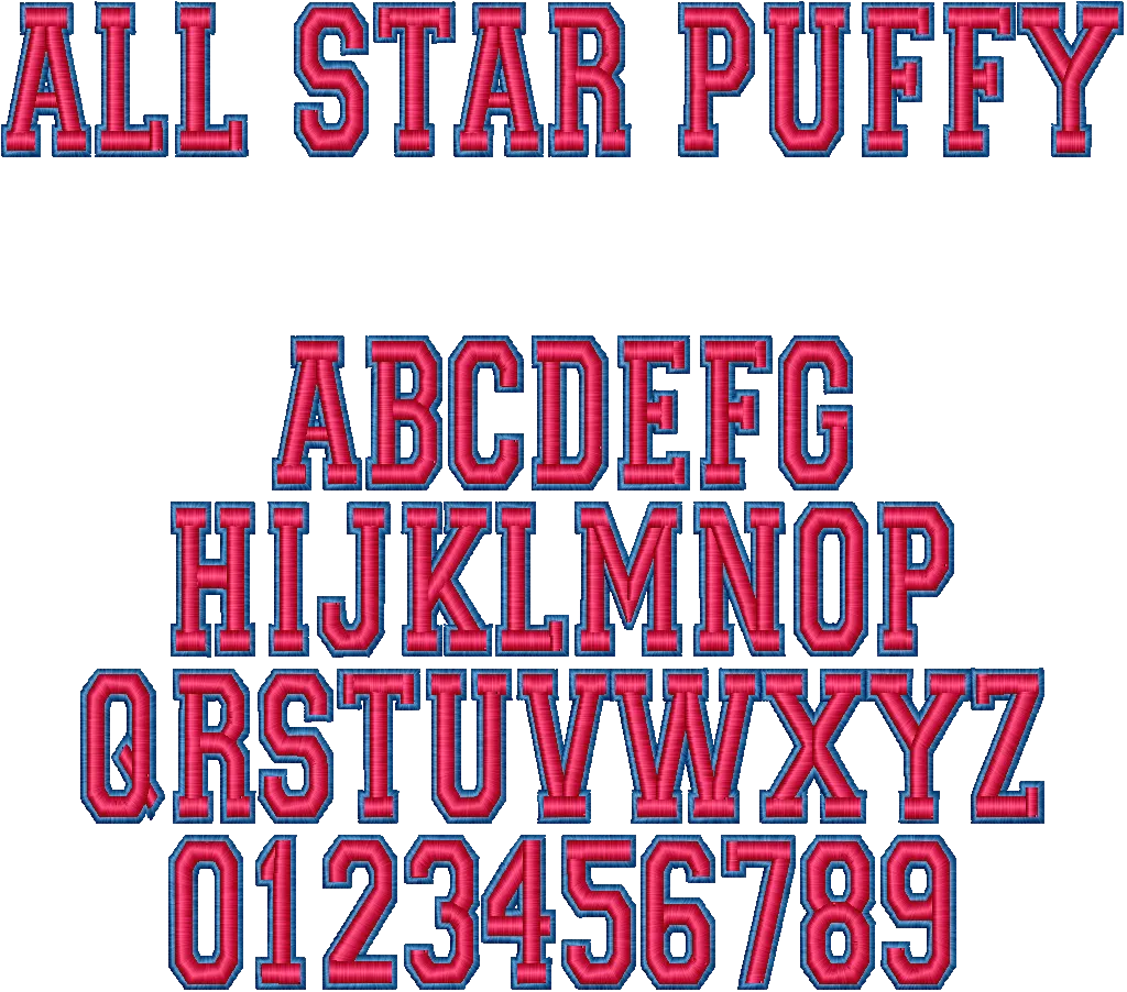 Font Collection Volume 4: Puffy Fonts™