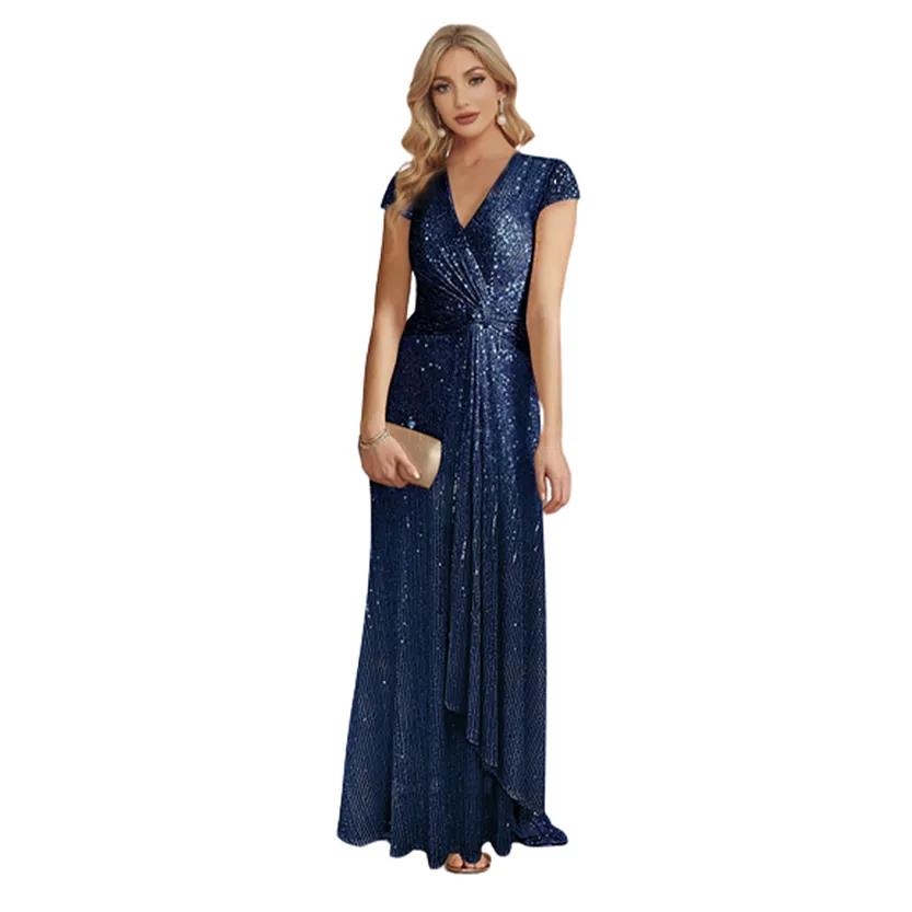 Funki Buys | Dresses | Women's Elegant Long Sequin Dress