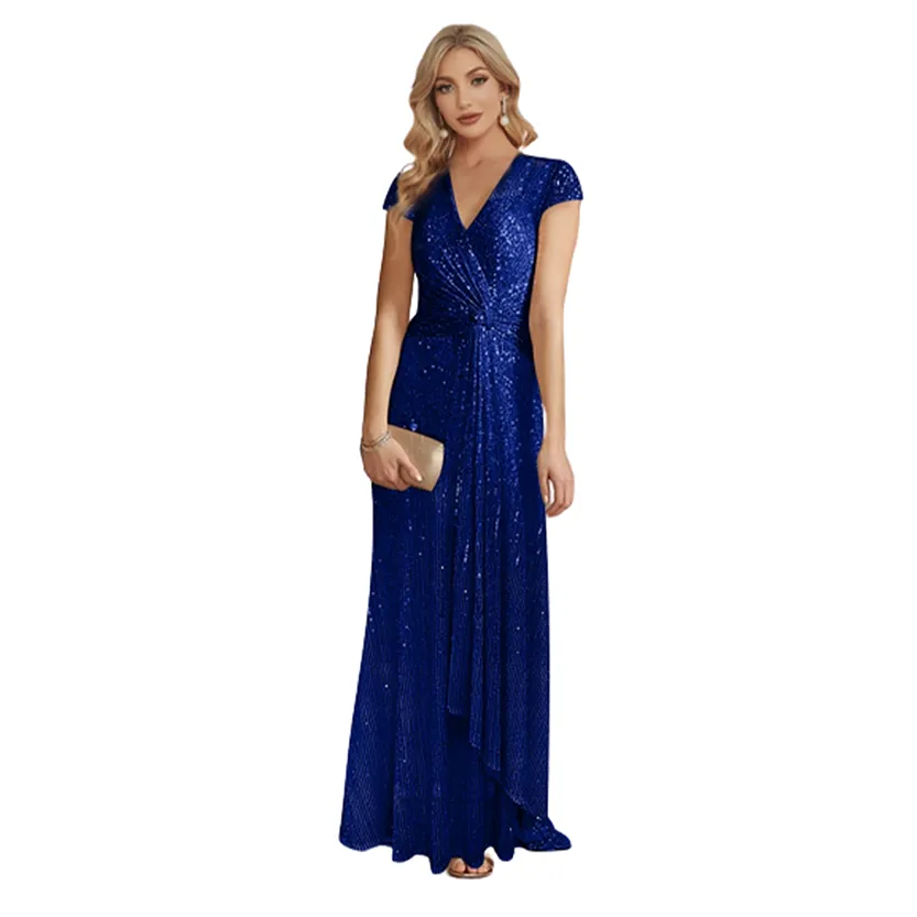 Funki Buys | Dresses | Women's Elegant Long Sequin Dress